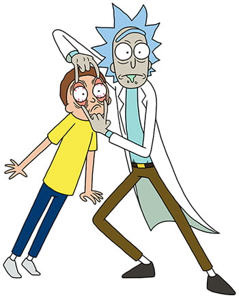 Rick and morty fan page